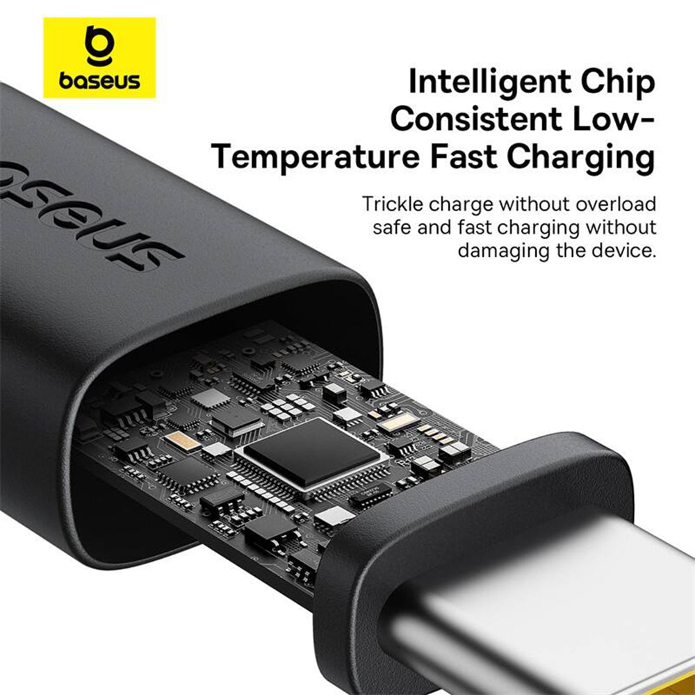 Data- og ladekabel USB-A - USB-C Baseus Dura Series, 60W, 1m, Rød P10377802U01-01