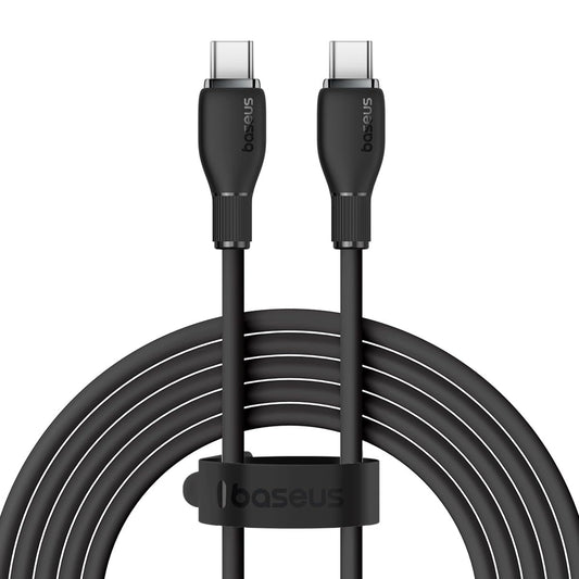 USB-C til USB-C Baseus Pudding data- og ladekabel, 100W, 2m, Svart P10355702111-01