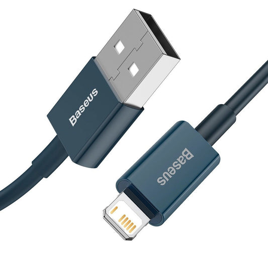 Baseus Superior Series USB-A - Lightning data- og ladekabel, 20 W, 1 m, blå CALYS-A03