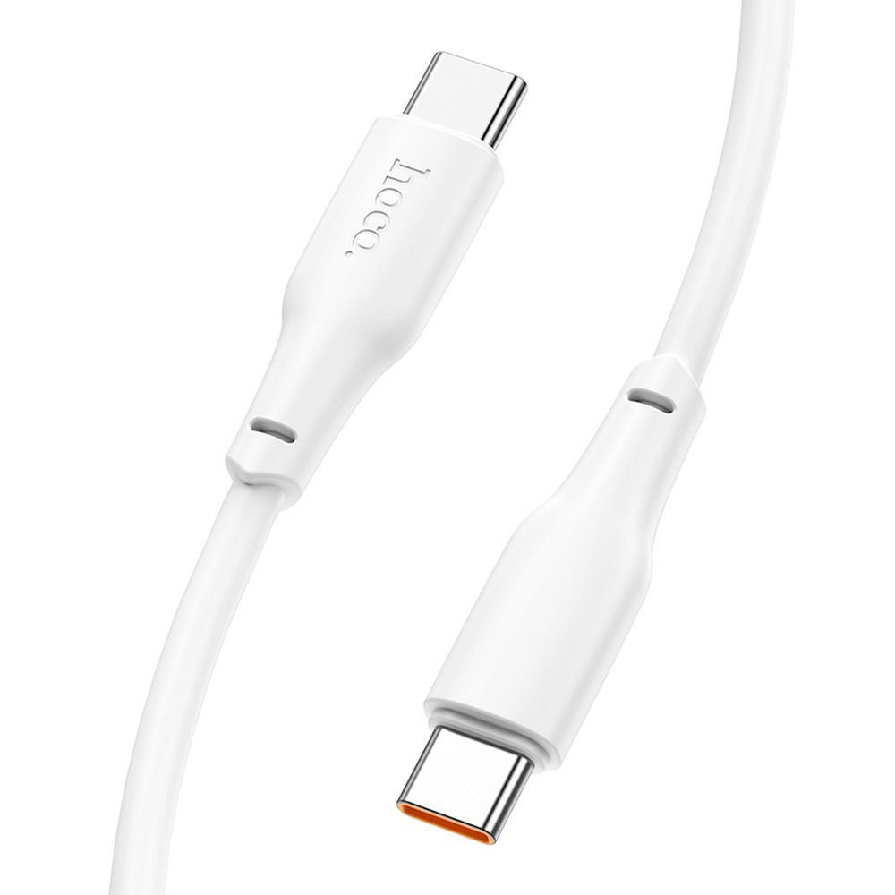 USB-C data- og ladekabel - USB-C HOCO X93 USB-C, 100 W, 2 m, hvit