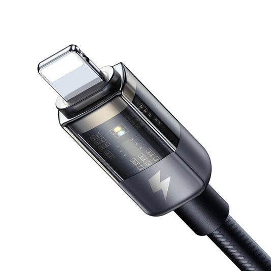 Data- og ladekabel USB-A - Lightning McDodo CA-3140 Auto Power Off, 18W, 1.2m, Svart