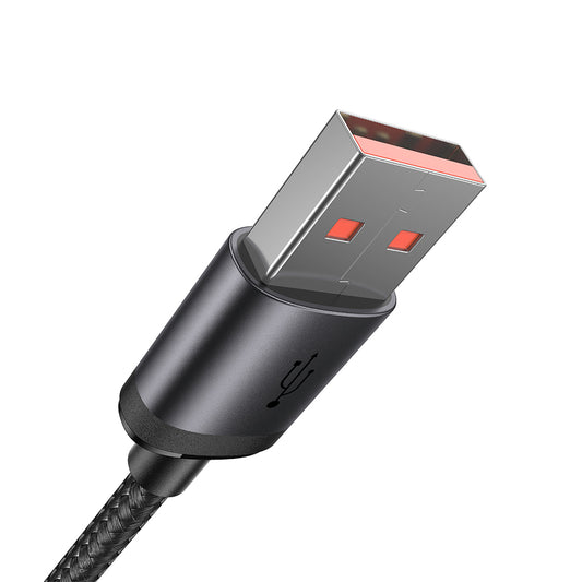 Data- og ladekabel USB-A - microUSB McDodo CA-3990, 18W, 1m, Svart