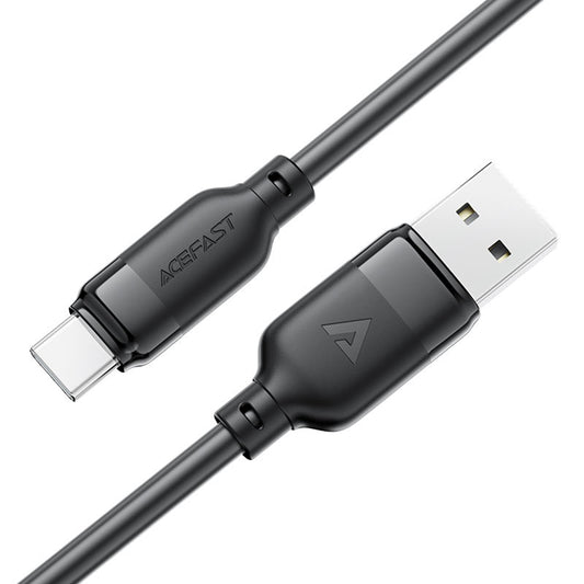 USB-A - USB-C Acefast C16-04 data- og ladekabel, 18W, 1.2m, Svart