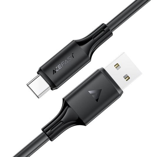 Data- og ladekabel USB-A - USB-C Acefast C17-04, 18W, 1.2m, Svart