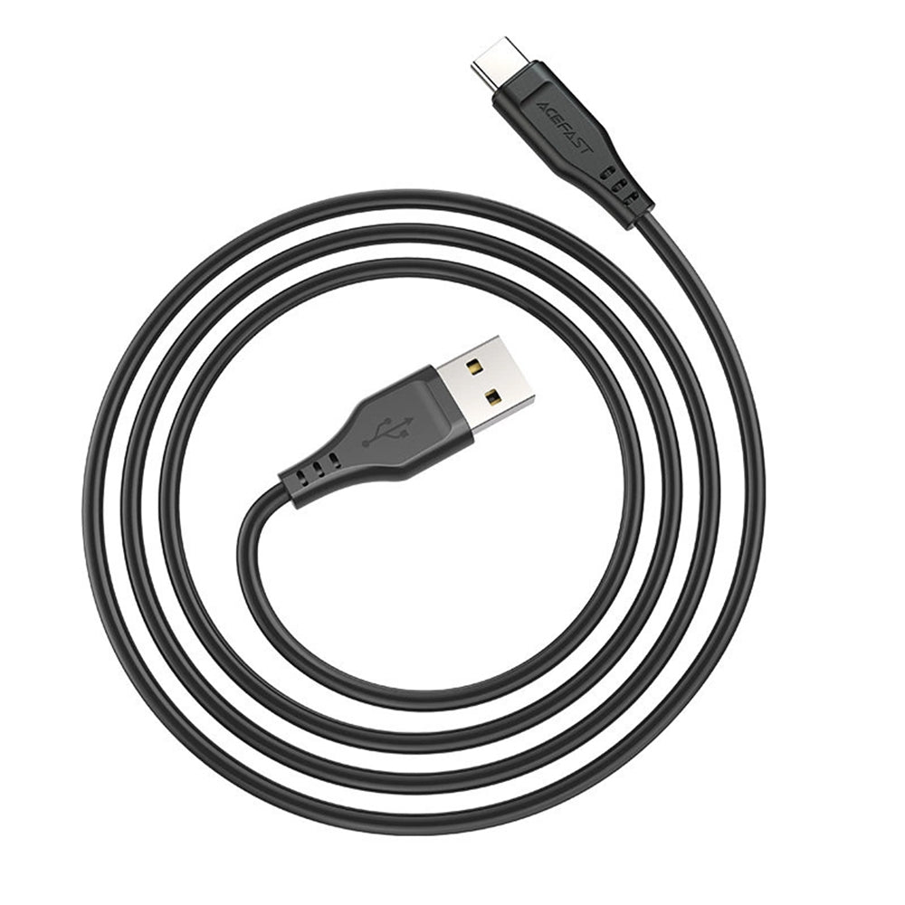 Data- og ladekabel USB-A - USB-C Acefast C3-03, 60W, 1.2m, Hvit