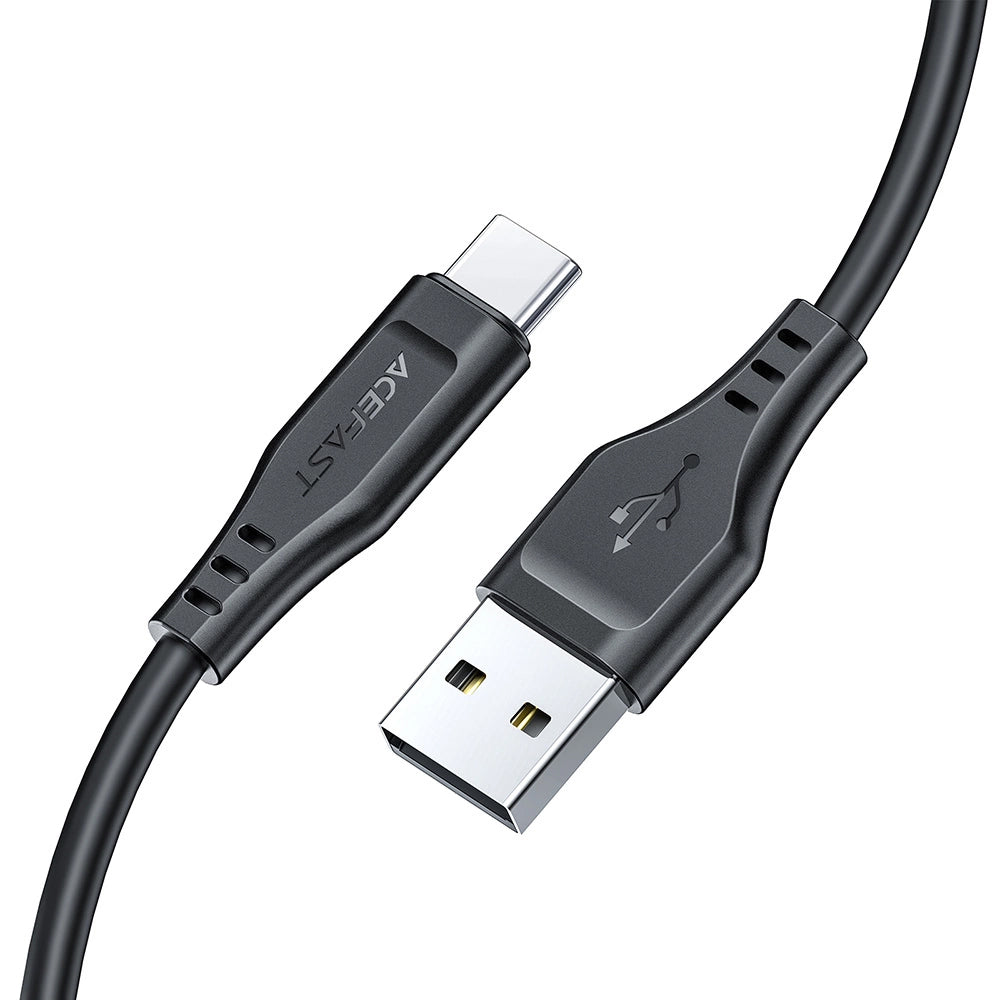 Data- og ladekabel USB-A - USB-C Acefast C3-03, 60W, 1.2m, Hvit