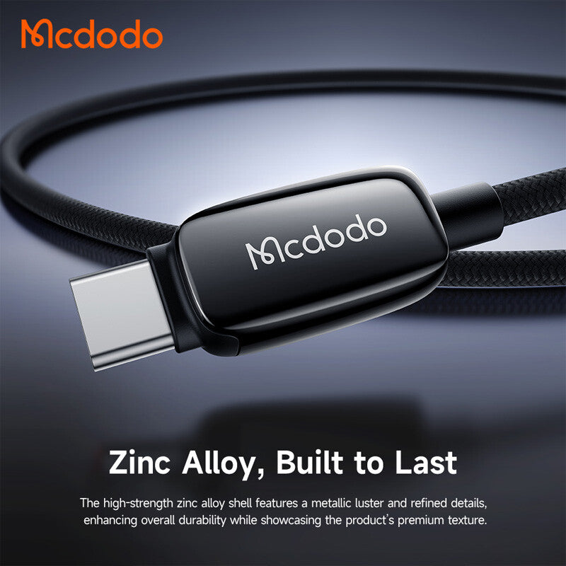 USB-A - USB-C McDodo CA-0020 data- og ladekabel, 66W, 1.2m, Svart
