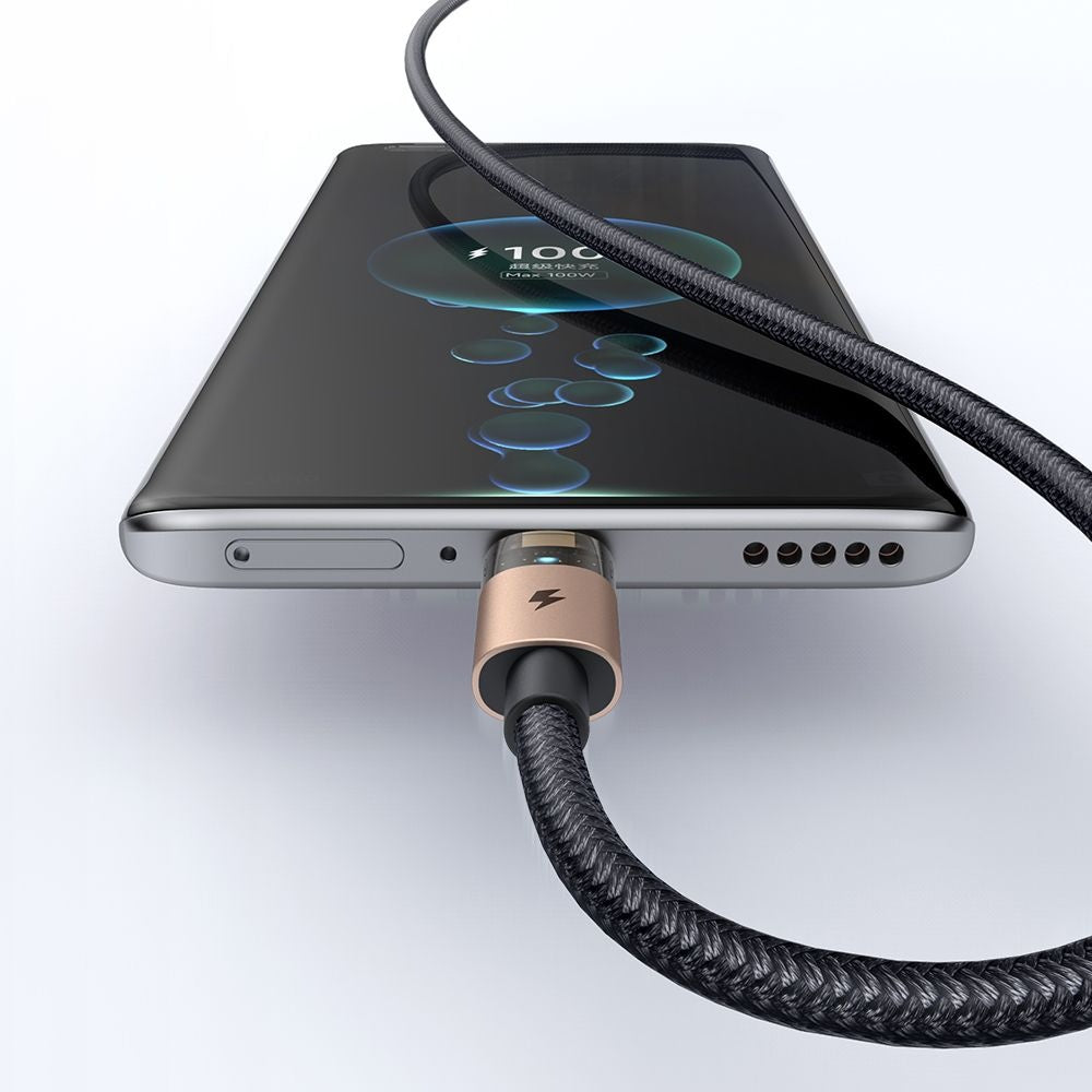 USB-A - USB-C McDodo CA-6891 data- og ladekabel, 66W, 1.2m, Gull