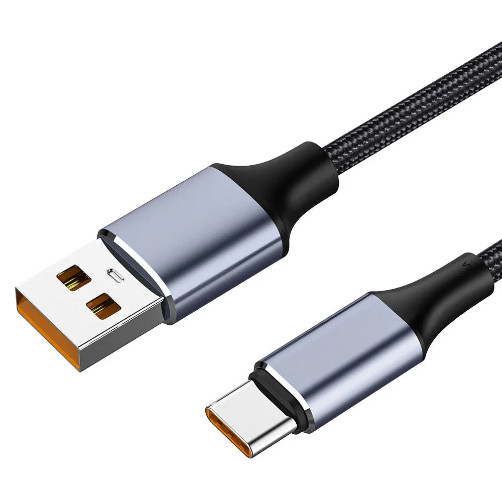 Data- og ladekabel USB-A - USB-C Techsuit PCB018, 100W, 1m, Svart