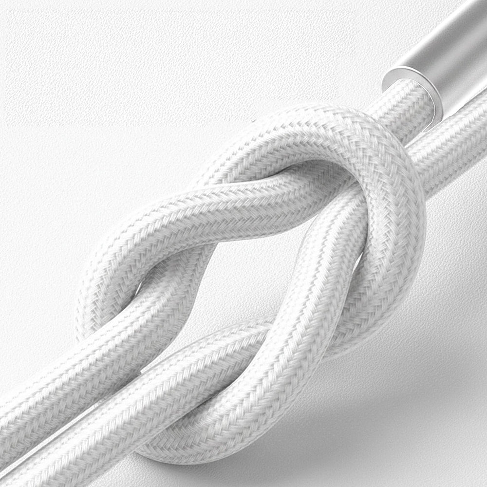 USB-C - Lightning 3MK Hyper N data- og ladekabel, 20W, 1m, Hvit