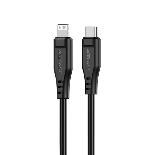 USB-C - Lightning Data- og Ladekabel Acefast C3-01, 30W, 1.2m, Svart