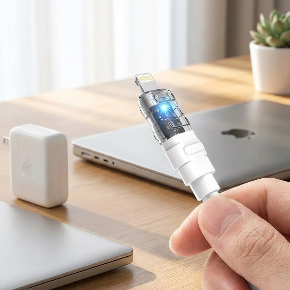 Data- og ladekabel USB-C - Lightning Lito LD05, 27W, 1m, Hvit