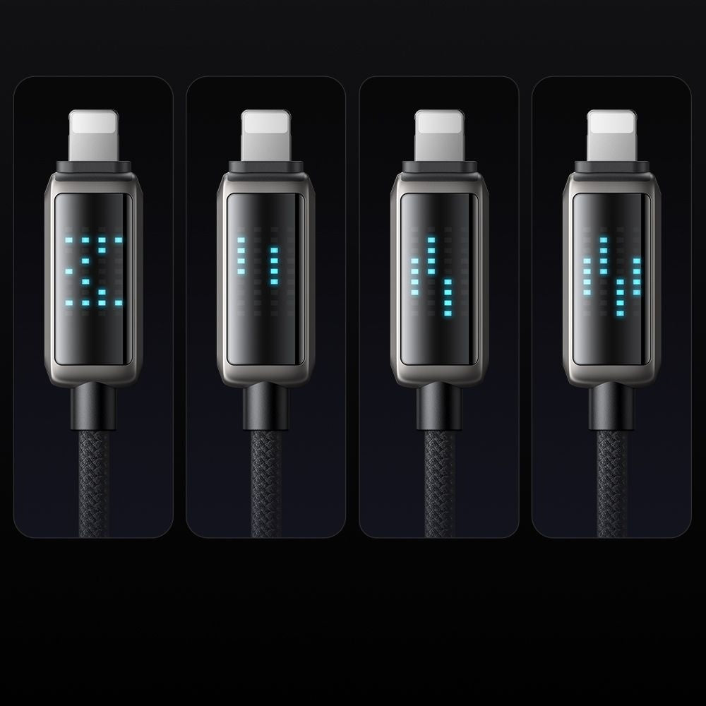 USB-C - Lightning McDodo CA-2630 Display data- og ladekabel, 36W, 1.2m, Svart