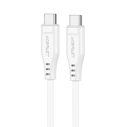 USB-C data- og ladekabel - USB-C Acefast C3-03, 60W, 1.2m, Hvit