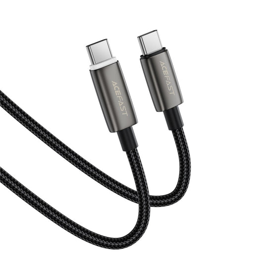 USB-C data- og ladekabel - USB-C Acefast C23-03, 60W, 1.2m, Svart