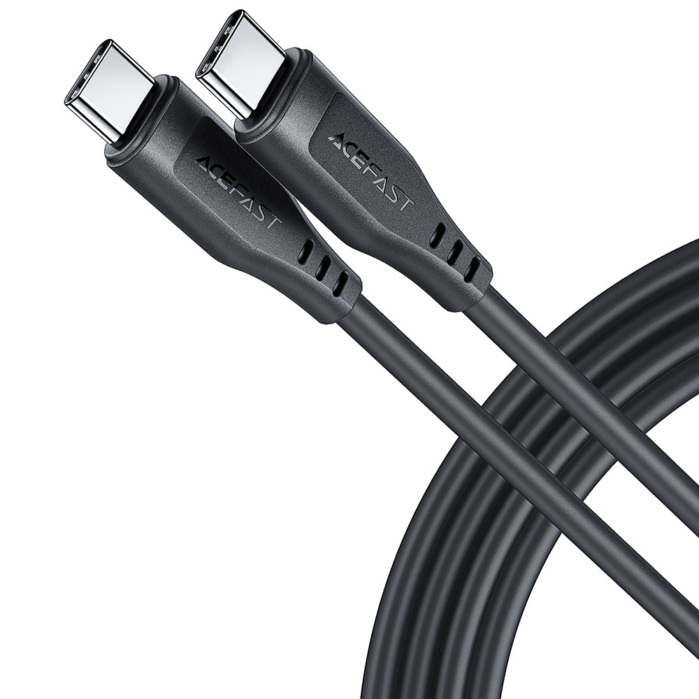 Data- og ladekabel USB-C - USB-C Acefast C3-03, 60W, 1.2m, Svart