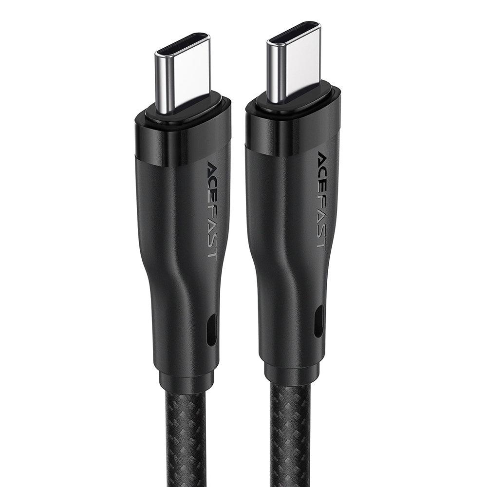 USB-C data- og ladekabel - USB-C Acefast C8-03, 60W, 1.2m, Svart