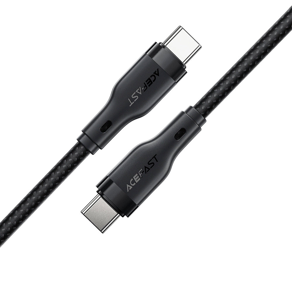 USB-C data- og ladekabel - USB-C Acefast C8-03, 60W, 1.2m, Svart