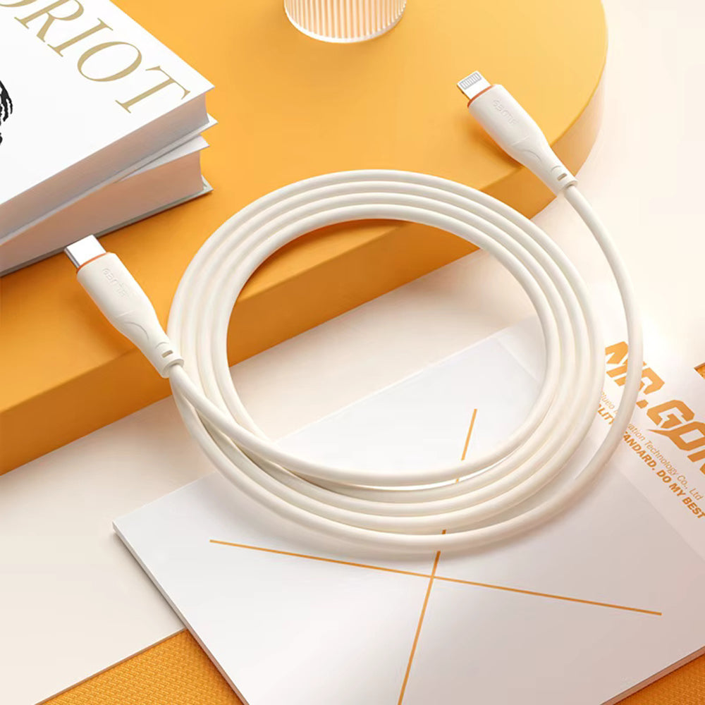 USB-C data- og ladekabel - USB-C Blueo Ape Legend, 100W, 1.5m, Oransje