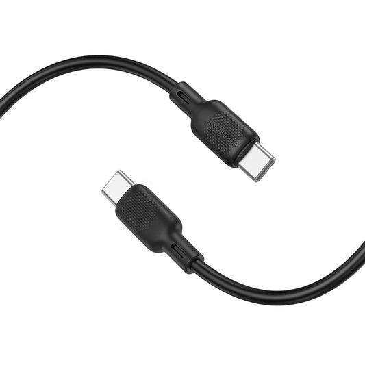 USB-C data- og ladekabel - USB-C Borofone BX113 Lenny, 60W, 2m, Svart