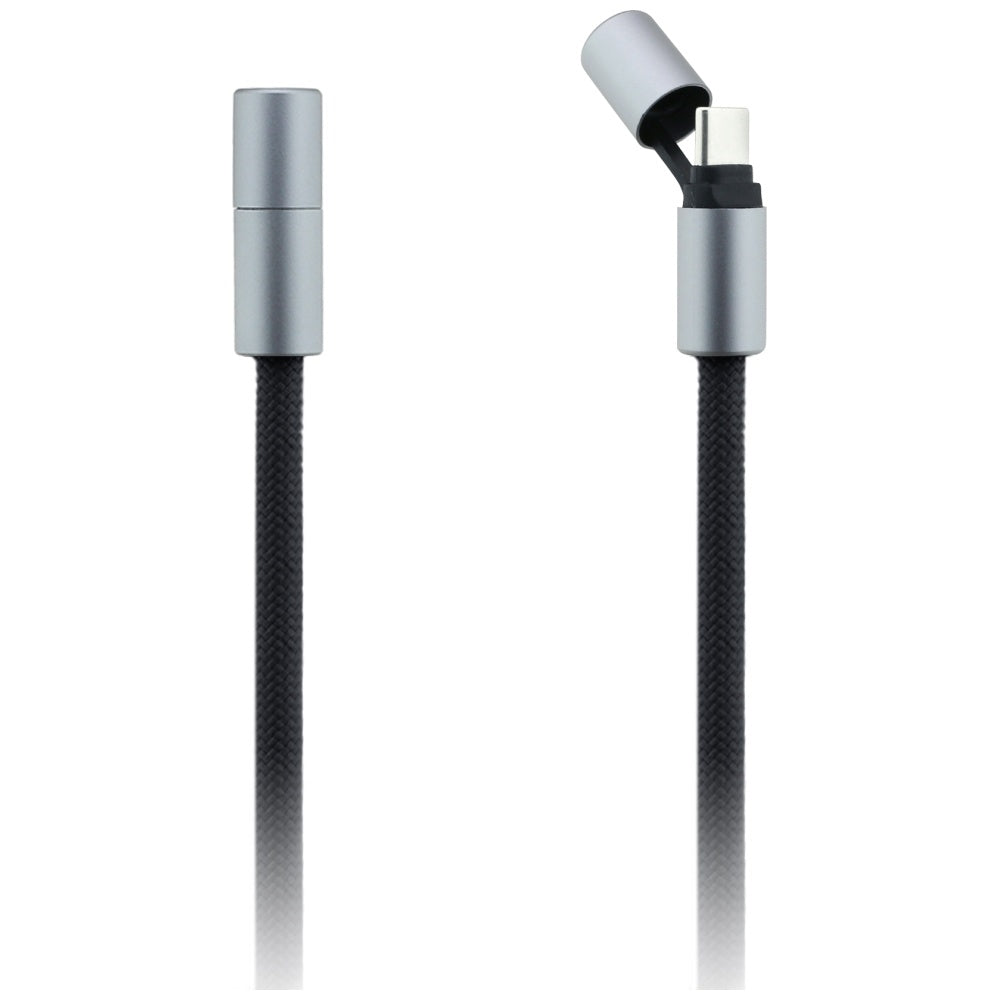 USB-C data- og ladekabel - USB-C Karl Lagerfeld Ikonik Charm, 100W, 1.5m, Svart