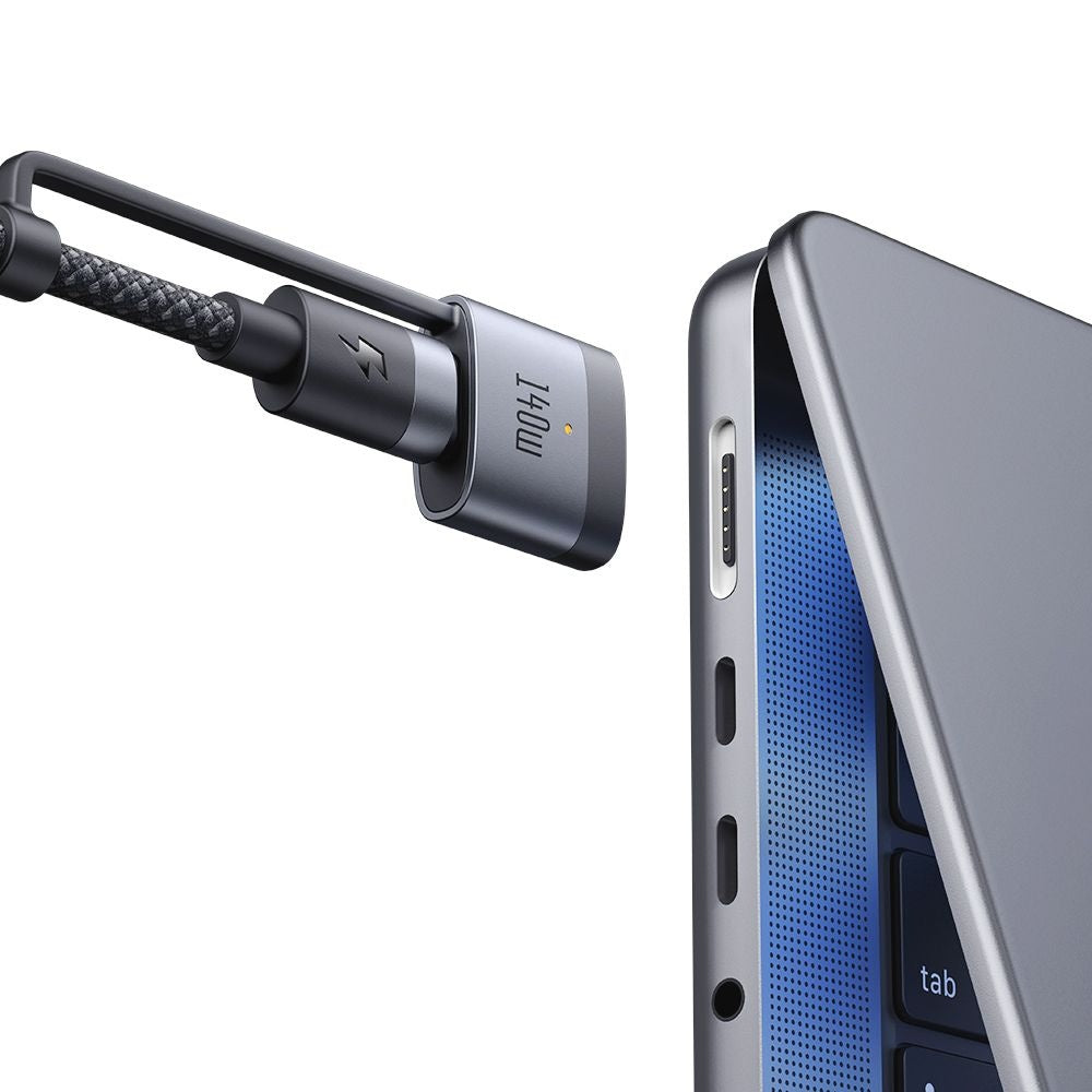 McDodo CA-0140 Ladekabel, USB-C - USB-C / MagSafe 3, 240W, 2m, Svart