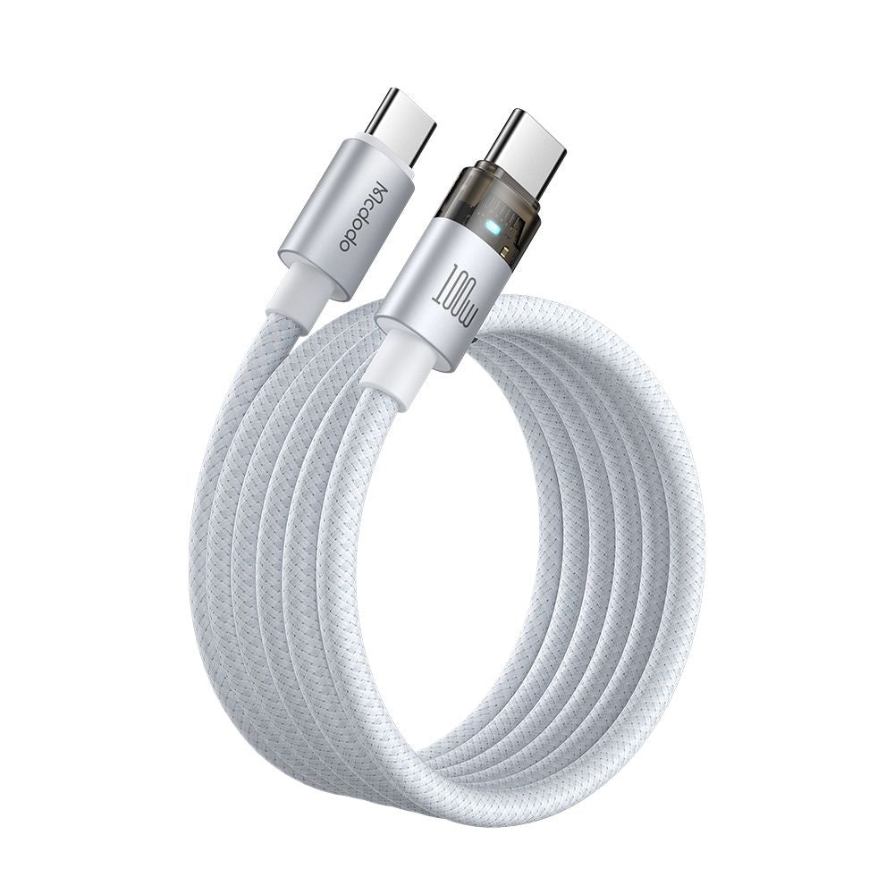 Data- og ladekabel USB-C - USB-C McDodo CA-5582, 100W, 1.2m, Hvit