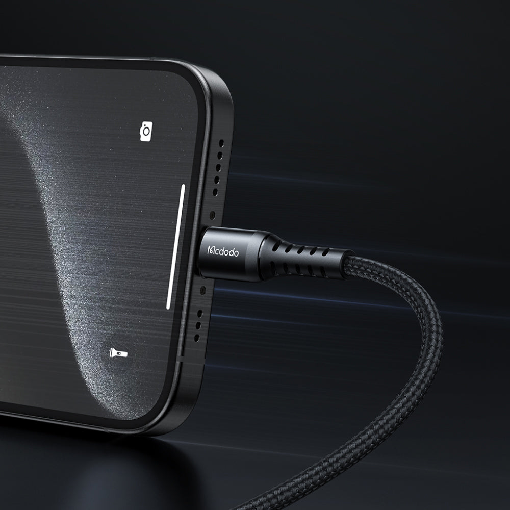 USB-C data- og ladekabel - USB-C McDodo CA-5641, 60W, 1m, Svart