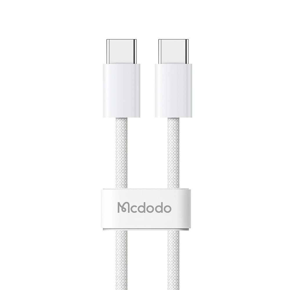 USB-C data- og ladekabel - USB-C McDodo CA-5690, 60W, 1m, Hvit