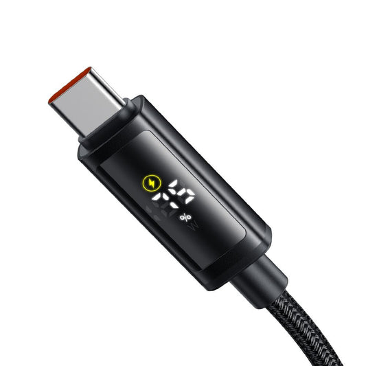 USB-C til USB-C data- og ladekabel McDodo CA-8000 Display, 100W, 1.2m, Svart