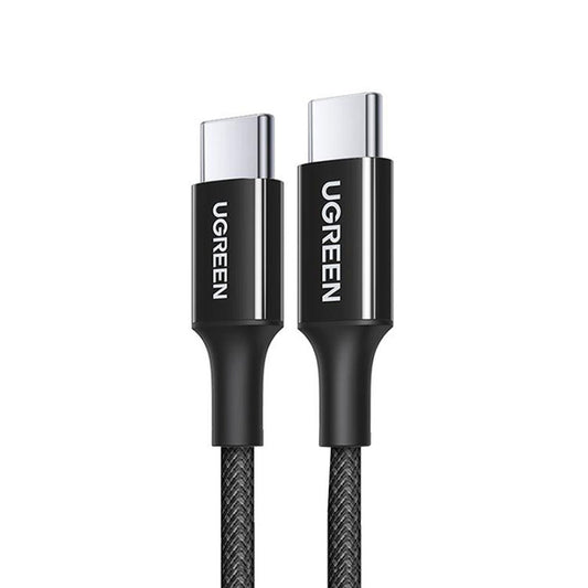 USB-C til USB-C data- og ladekabel UGREEN L502, 100W, 1m, Svart