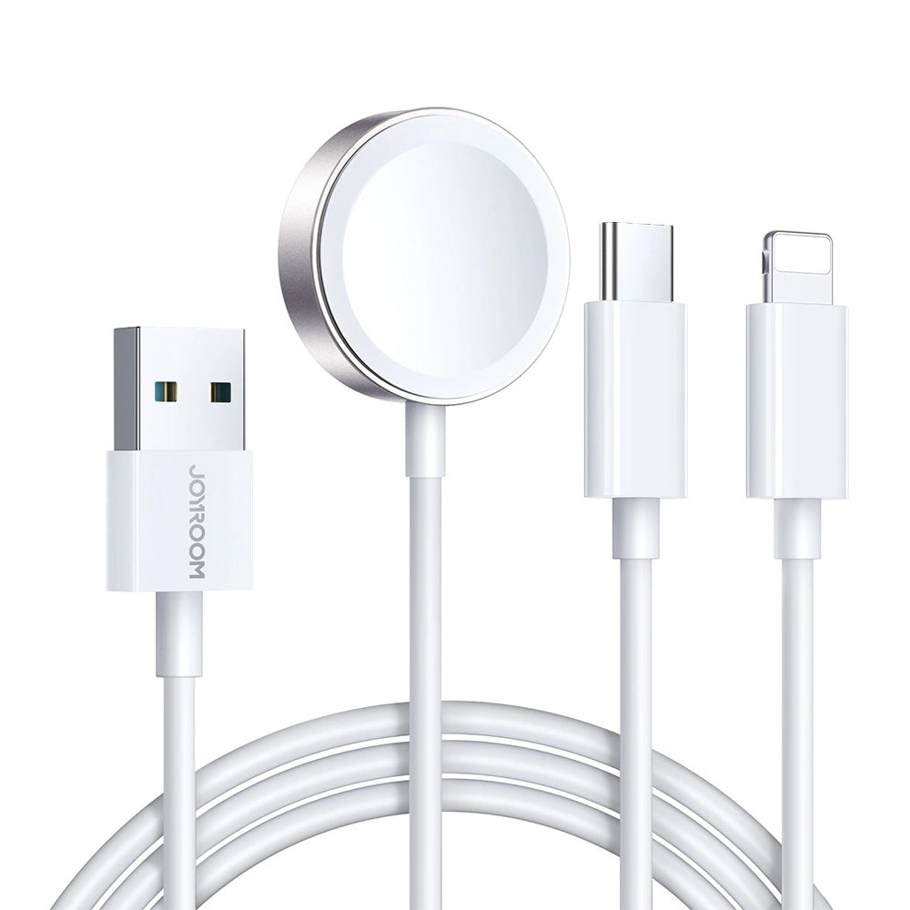 Trådløs Lader Joyroom S-IW008 for Apple Watch Series, USB-A, Hvit