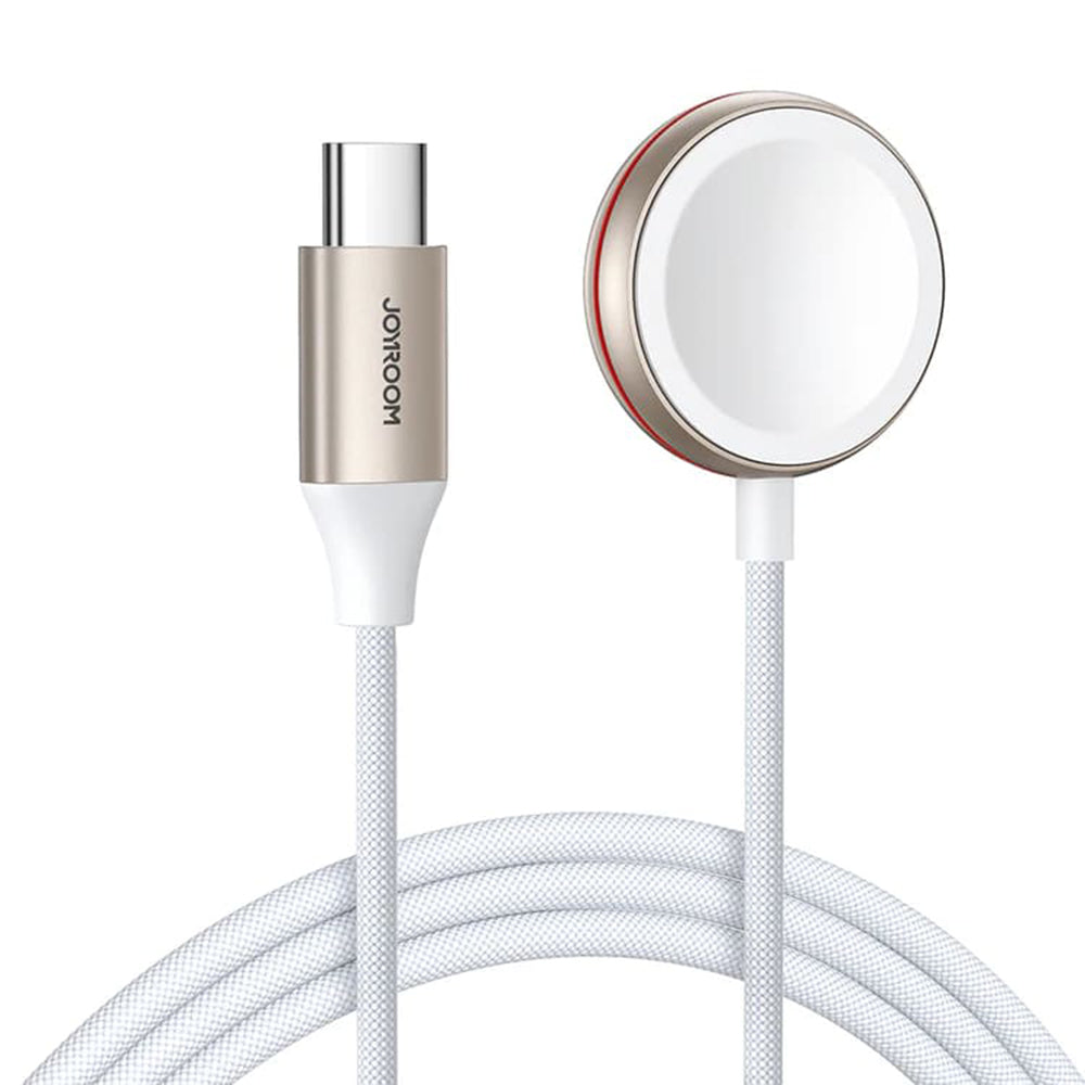 Trådløs lader Joyroom S-IW011 for Apple Watch Series, USB-C, Hvit