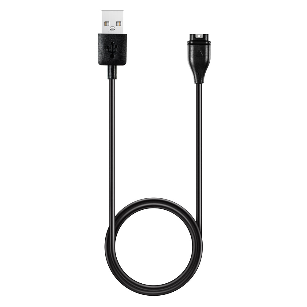 Techsuit TGC1 ladekabel for Garmin Watch Fenix / vivoactive-serien, USB-A, Svart