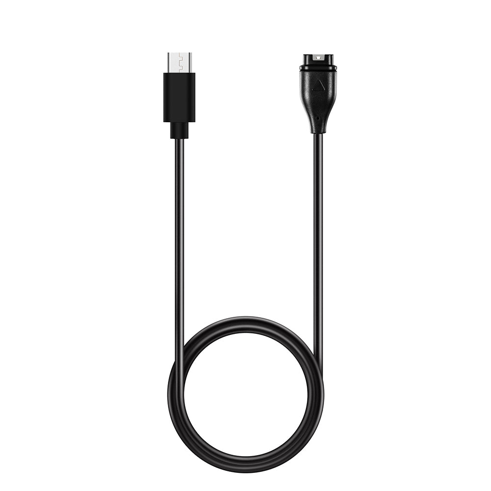 Techsuit TGC2 ladekabel for Garmin Watch Fenix / vivoactive-serien, USB-C, Svart