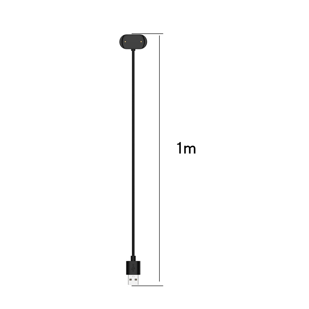 Techsuit THA3 ladekabel for Amazfit Watch Series, USB-A, Svart