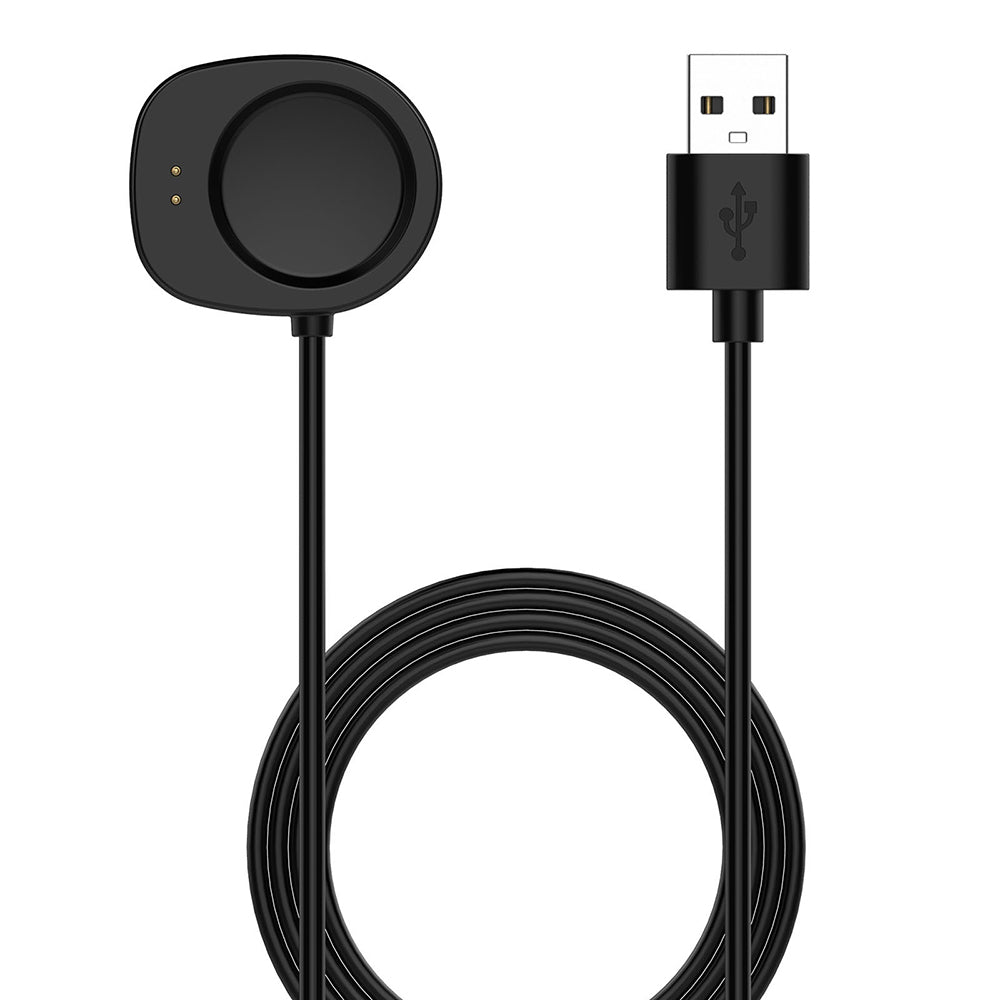 Techsuit THA4 ladekabel for Amazfit T-Rex 3 / Balance, USB-A, Svart