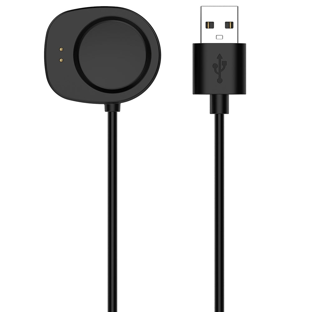 Techsuit THA4 ladekabel for Amazfit T-Rex 3 / Balance, USB-A, Svart