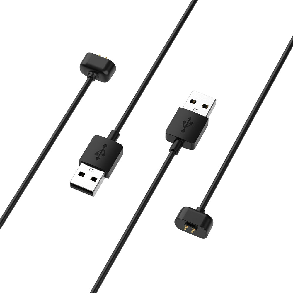 Techsuit THA5 ladekabel for Amazfit Band 7, USB-A, Svart
