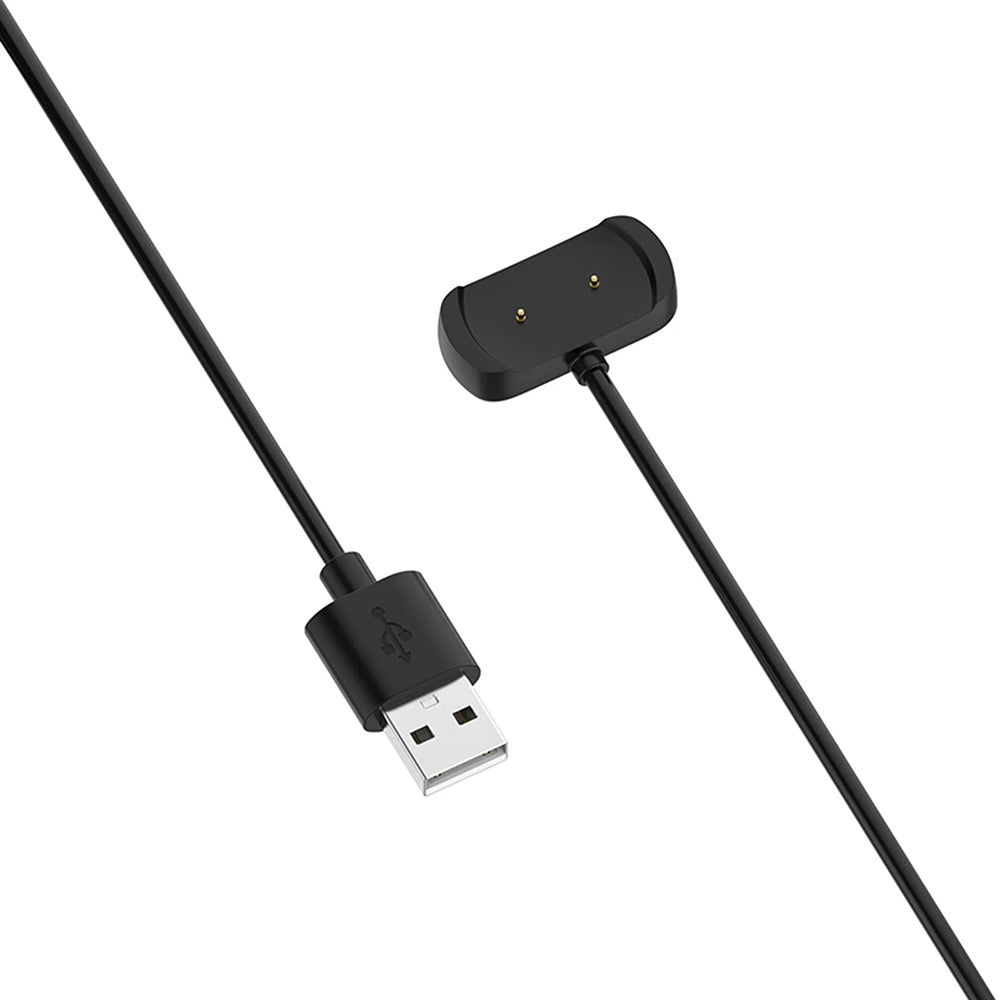 Techsuit THA6 ladekabel for Amazfit Watch Series, USB-A, Svart