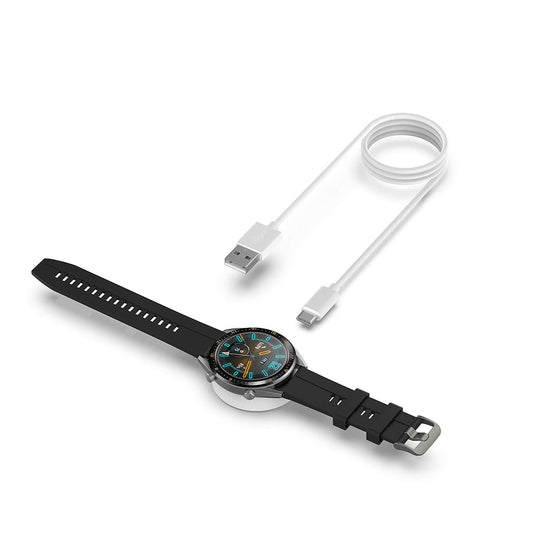 Ladekabel Techsuit THC3 for Honor Watch / Huawei Watch Series, USB-A, Hvit