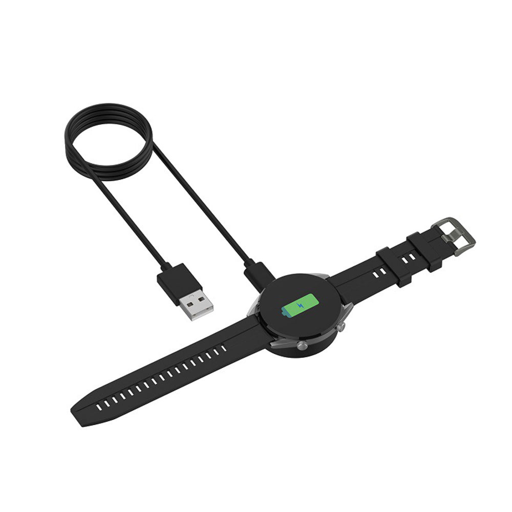 Ladekabel Techsuit THC3 for Honor Watch / Huawei Watch Series, USB-A, Svart