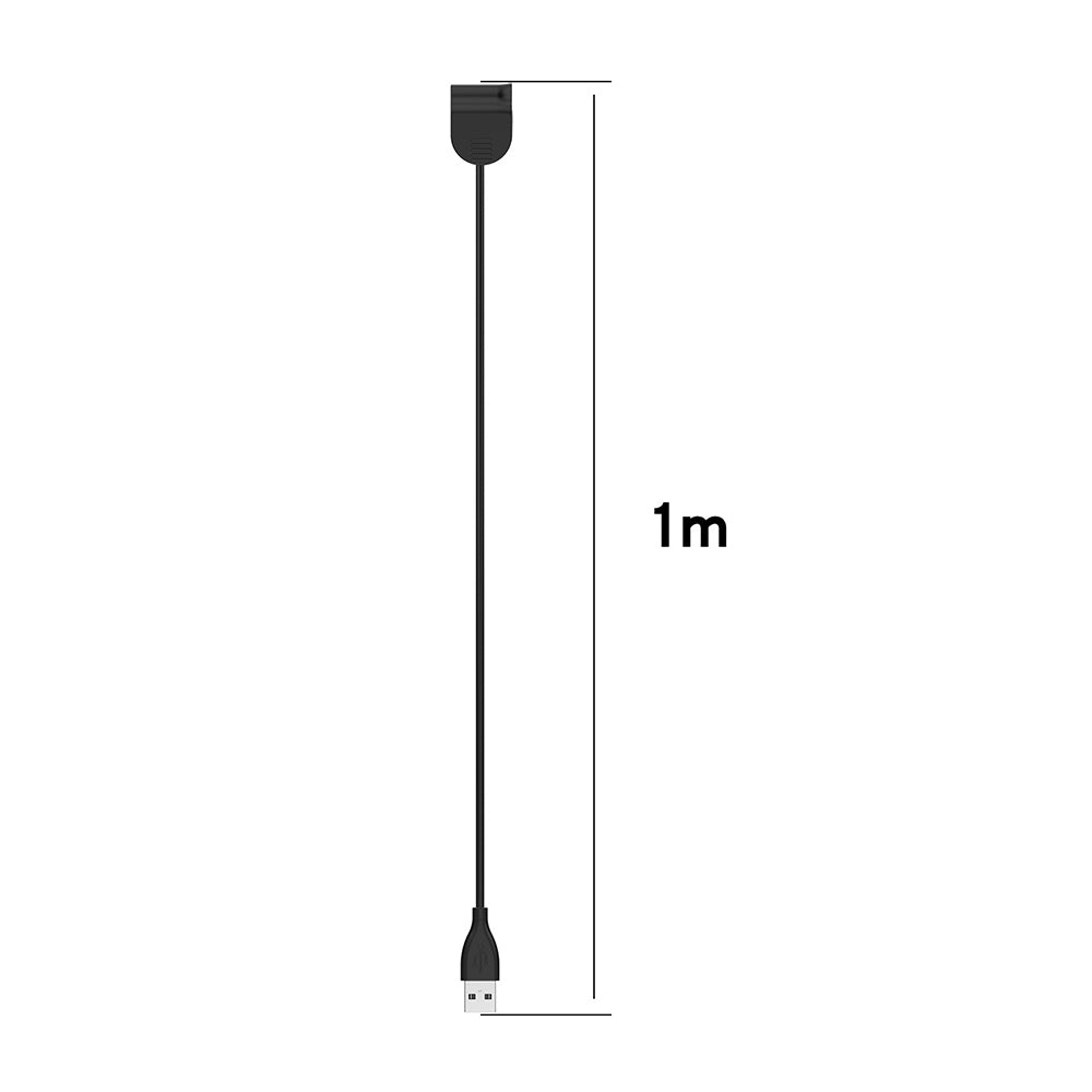 Techsuit TXC1 ladekabel for Xiaomi Smart Band 7 / 6 / 5, USB-A, Svart