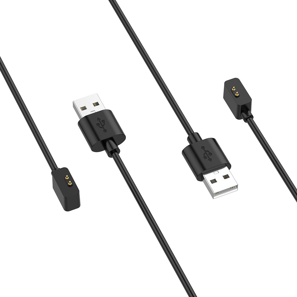 Techsuit TXC2 ladekabel for Xiaomi Smart Band 7 Pro / Redmi Watch 2 / Watch 2 Lite, USB-A, Svart