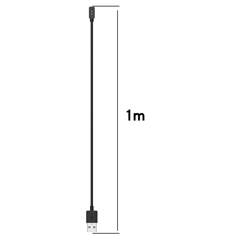 Techsuit TXC3 ladekabel for Xiaomi Smart Band 8 Pro / 8, USB-A, Svart