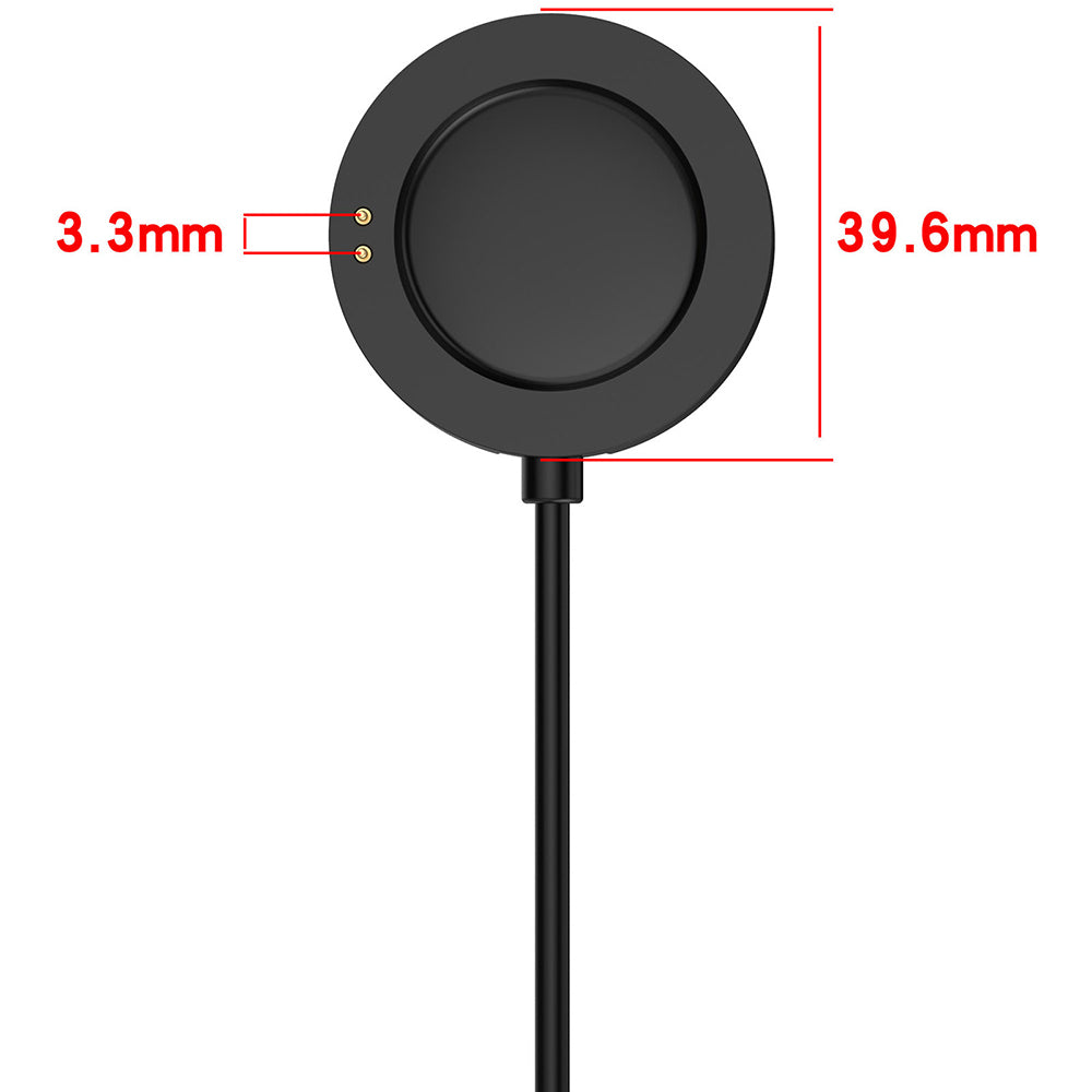 Ladekabel Techsuit TXC5 for Xiaomi Watch H1 / Watch 2 Pro / Watch S2, USB-A, Svart