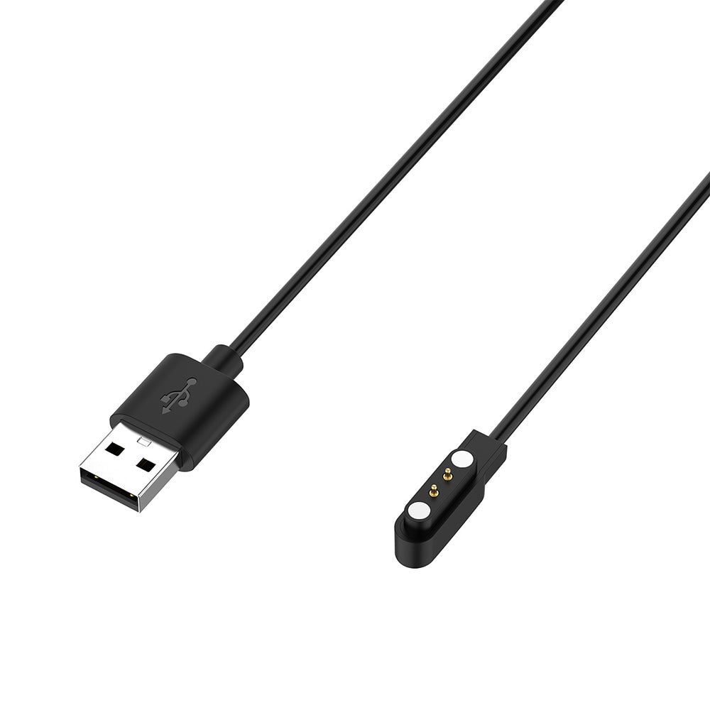 Techsuit TXC7 ladekabel for Nothing CMF Watch Pro / Pro 2, USB-A, Svart