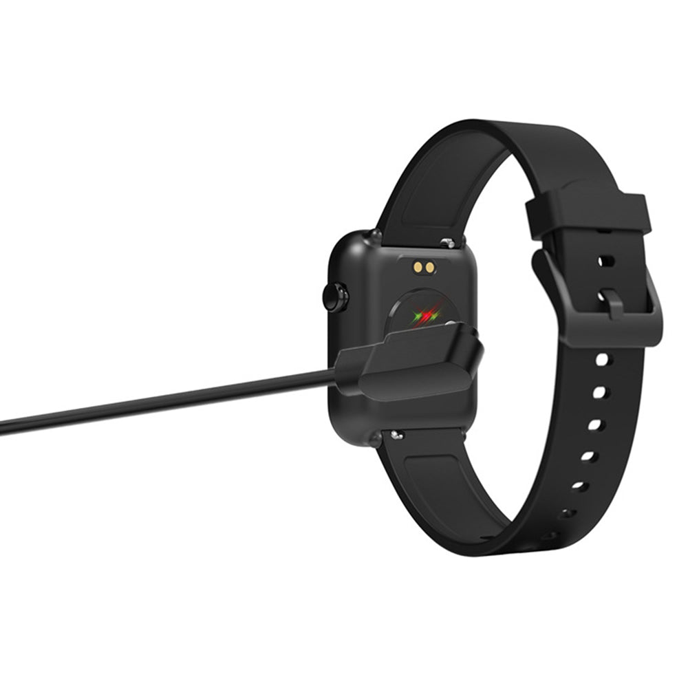 Techsuit TXC7 ladekabel for Nothing CMF Watch Pro / Pro 2, USB-A, Svart