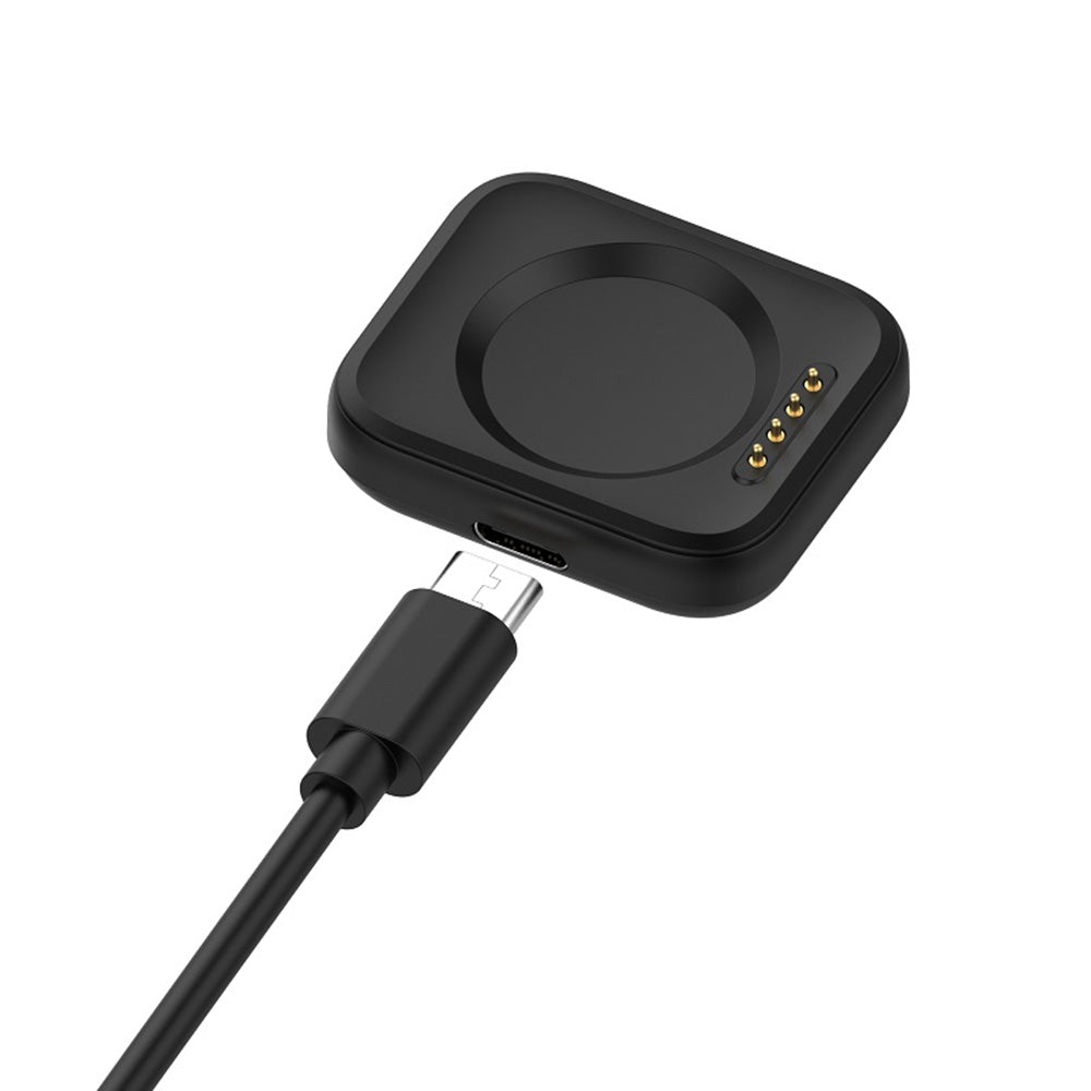 Ladekabel Techsuit TXC8 for Oppo Watch / OnePlus Watch Series, USB-A, Svart