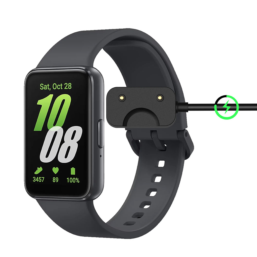 Techsuit WCC1 ladekabel for Samsung Galaxy Fit3 R39M, USB-C, Svart